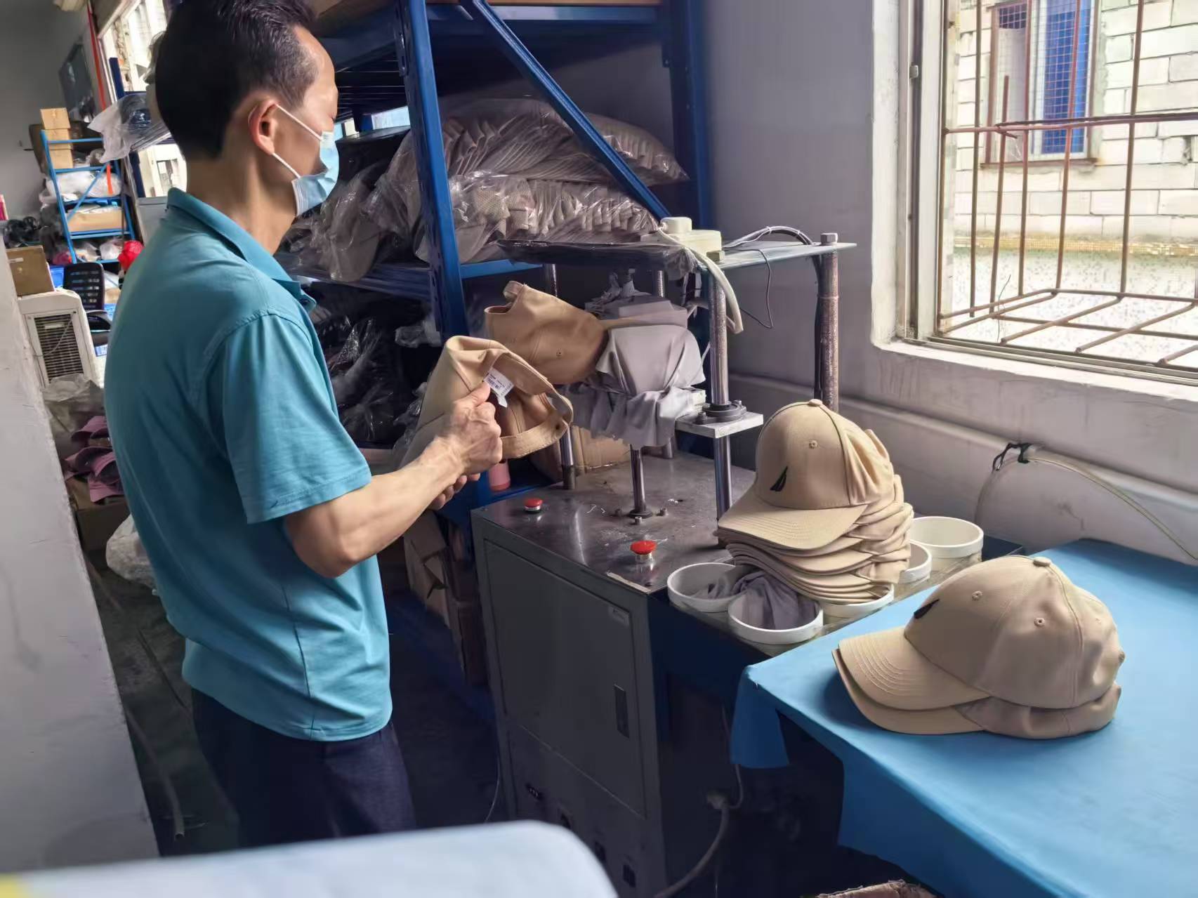 Cap forming and shaping process equipment